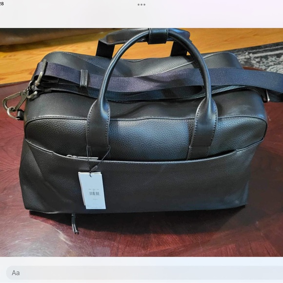 Calvin Klein Small Leather Duffle Bag - Picture 7 of 9